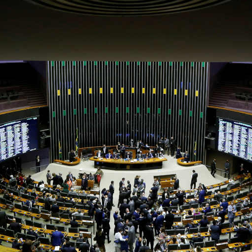 Plenário da Câmara dos Deputados.  - Reprodução Reuters