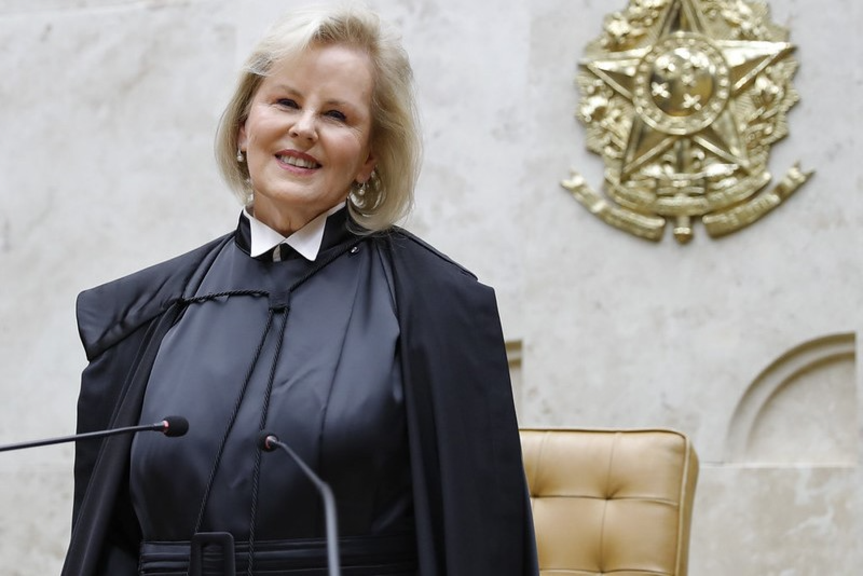Juíza há 46 anos, ela é a terceira mulher e primeira magistrada de carreira a assumir o cargo. - Foto: Fellipe Sampaio/SCO/STF