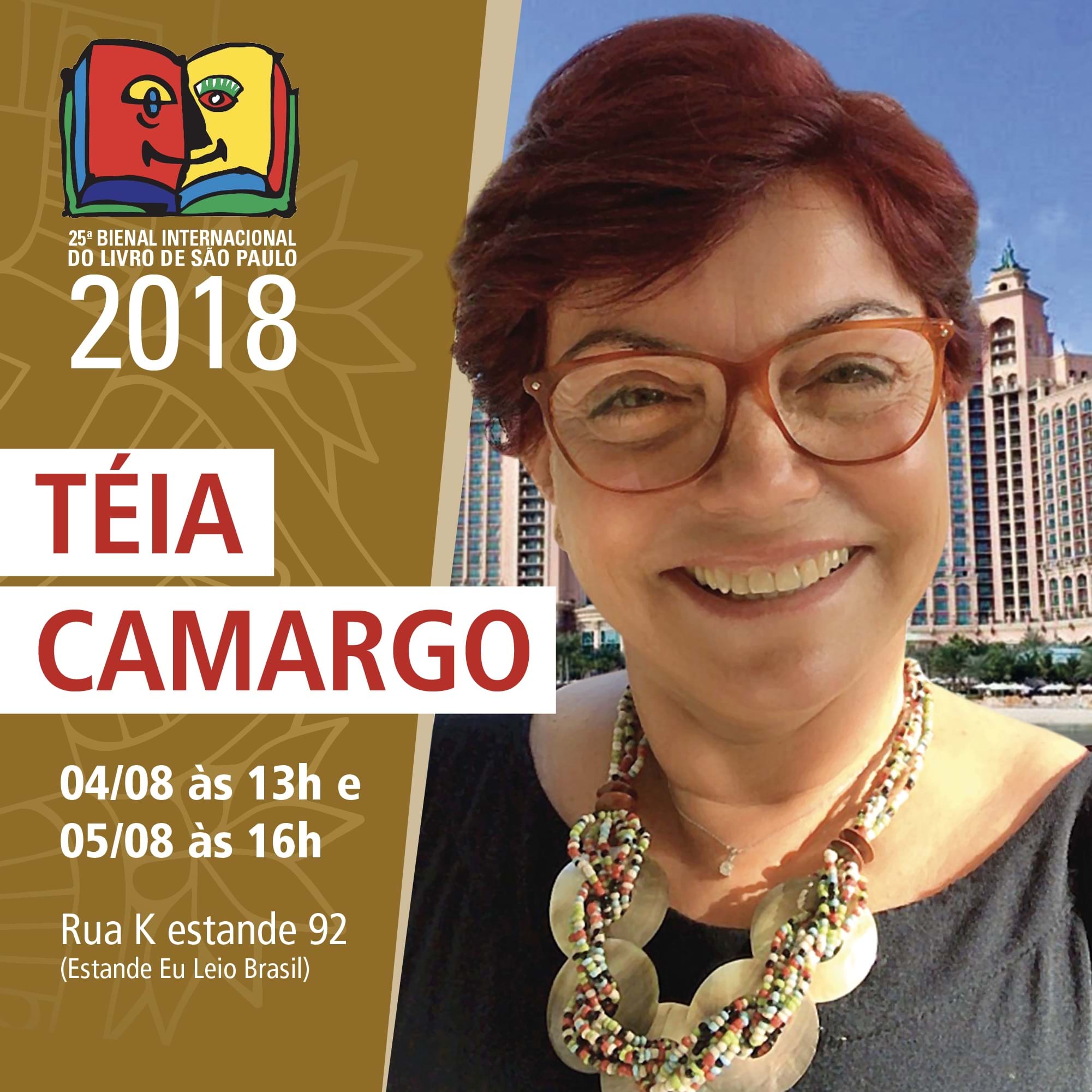 Servidora do TRT1 lança livro sobre Emirados Árabes na Bienal do Livro SP
