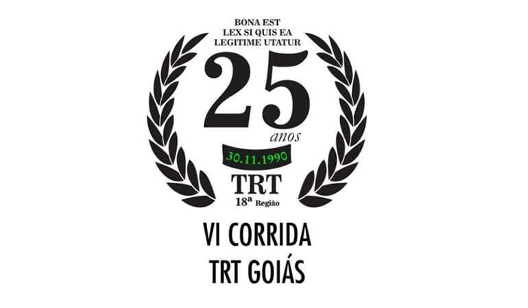 TRT18 realiza corrida de rua em comemoração aos 25 anos de fundação