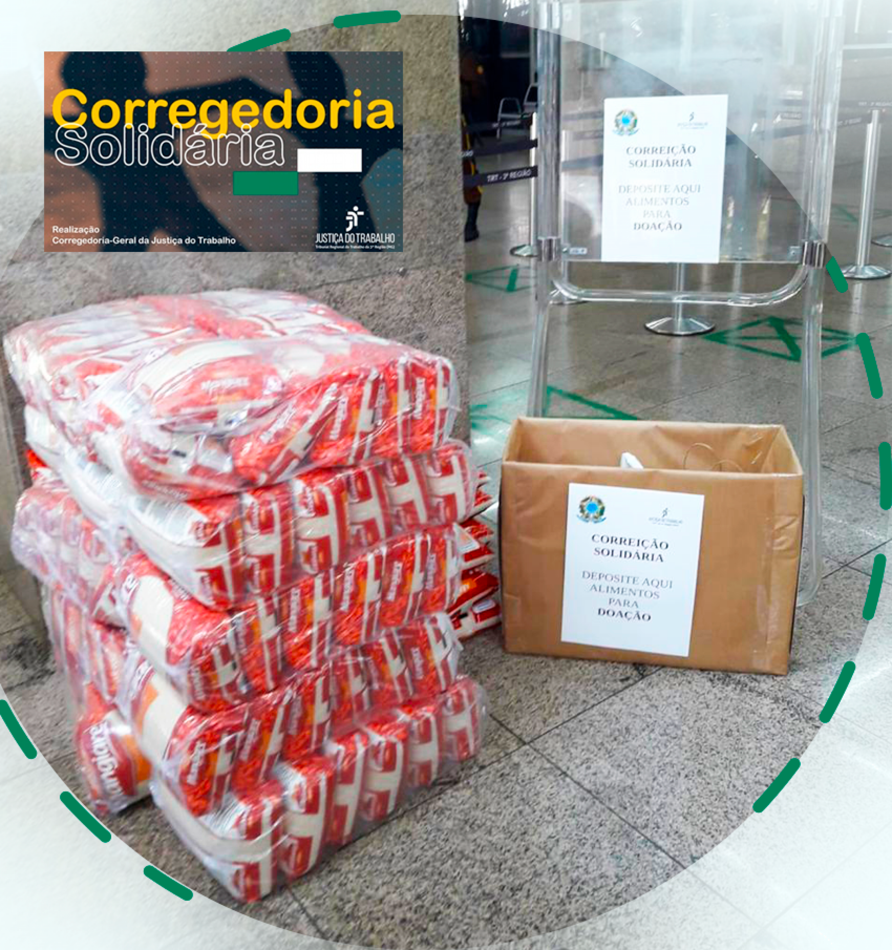 Apoiadora da ação, a ANAJUSTRA Federal doou meia tonelada de alimentos à ação realizada nesta semana no TRT3. - ANAJUSTRA Federal Apoiadora da ação, a ANAJUSTRA Federal doou meia tonelada de alimentos à ação realizada nesta semana no TRT3. - ANAJUSTRA Federal