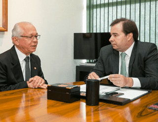 Presidente do TST destaca produtividade da JT em visita a Rodrigo Maia - -