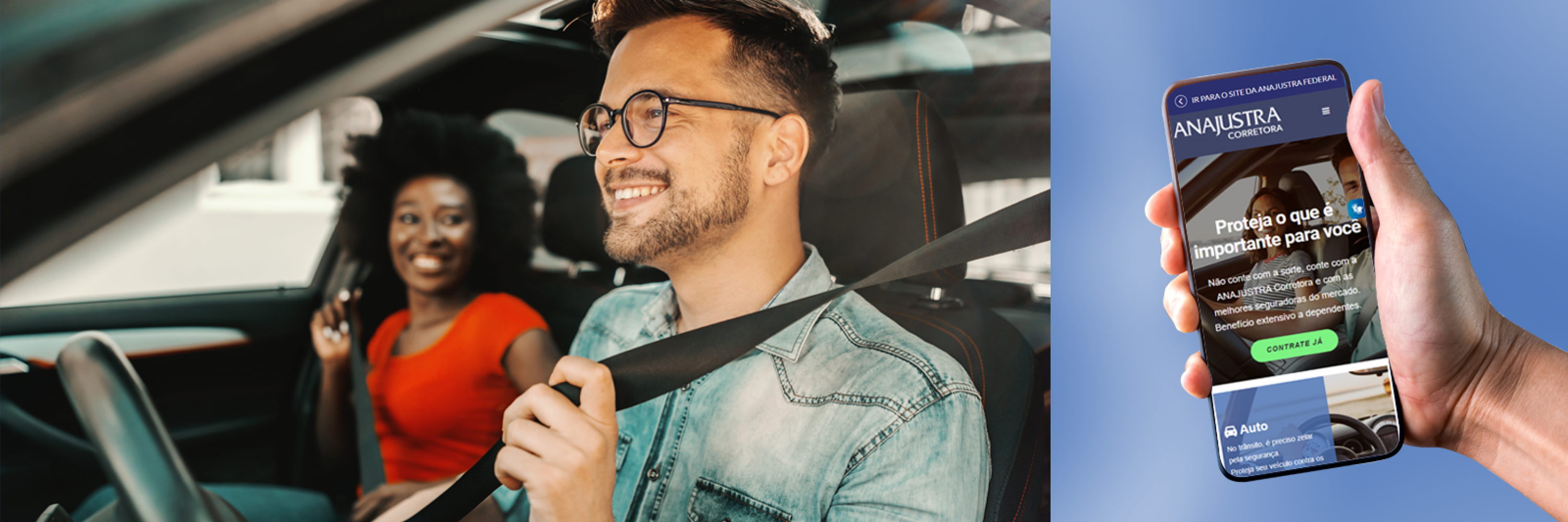 Associado do TRT13 economiza mais de R$ 2 mil ao renovar o seguro auto - ANAJUSTRA Corretora oferece segurança e economia aos associados na contratação de seguros.