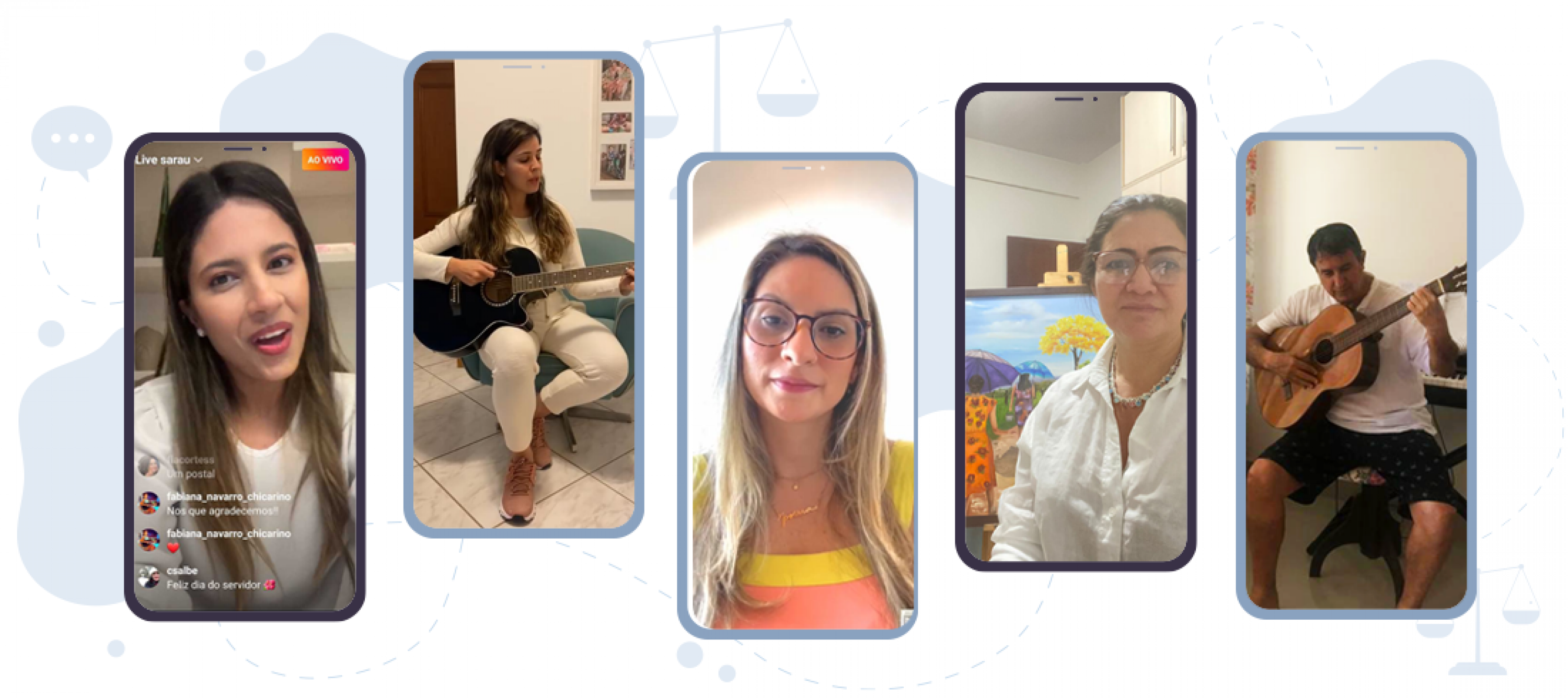 Da esquerda para a direita, a jornalista Leandra Ribeiro; a associada Fabiana Garcia Navarro Senne Chicarino, do TRT15; Diana Maia Rolim Sousa, do TRT7; Cynthia Salbé, do TRF1; e Santiago, do TRT2. - Arquivo pessoal/ANAJUSTRA Federal Da esquerda para a direita, a jornalista Leandra Ribeiro; a associada Fabiana Garcia Navarro Senne Chicarino, do TRT15; Diana Maia Rolim Sousa, do TRT7; Cynthia Salbé, do TRF1; e Santiago, do TRT2. - Arquivo pessoal/ANAJUSTRA Federal