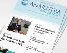 Jornal ANAJUSTRA em Pauta chega aos associados - -