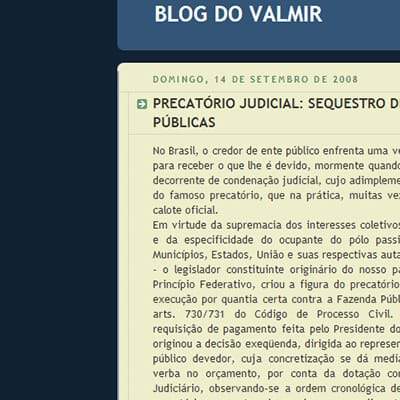 Blog jurídico - Associado escreve sobre temas de interesse do servidor