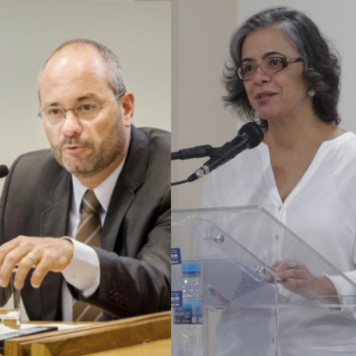 José Celso Cardoso Jr., presidente da Afipea-Sindical e Regina Coeli Moreira Camargos, Doutora em Ciência Política (FAFICH/ UFMG), Pesquisadora em pós-doutorado no Programa de Pós-Graduação em Desenvolvimento Econômico (CESIT/IE/Unicamp).  - ANAJUSTRA Federal