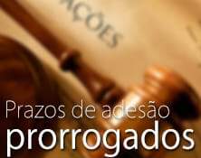 Prorrogado prazo para adesão das ações - -