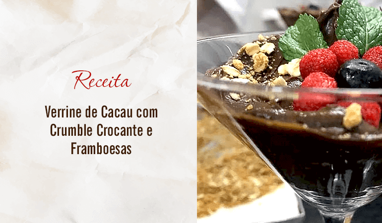 Receita funcional: servidora compartilha sobremesa feita com cacau