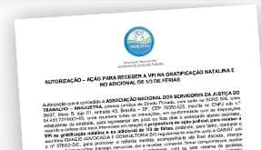 Ação para receber a VPI na gratificação natalina e no adicional de 1/3 de férias - -