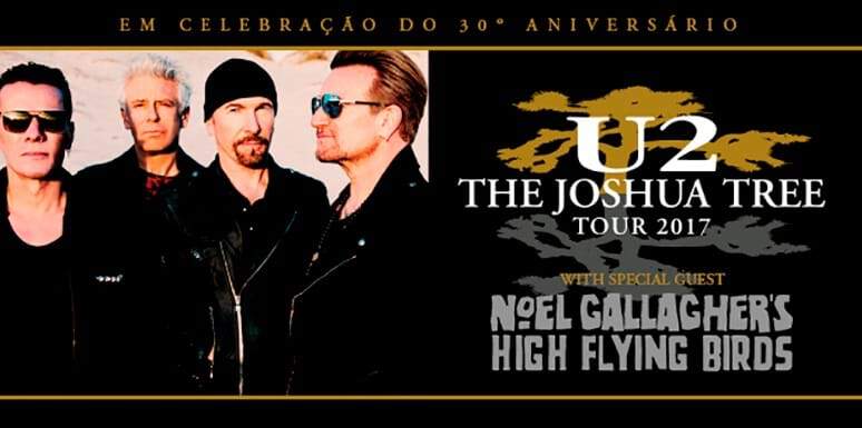 U2 no Brasil: ingressos para o quarto show à venda no dia 27 de julho