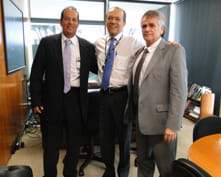 Novo DG do Supremo recebe presidente da ANAJUSTRA - -
