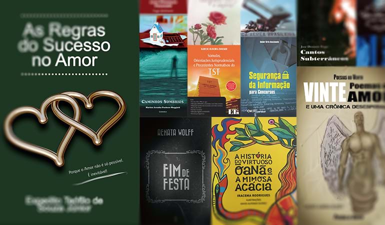Confira 15 livros de servidores divulgados no Espaço Cultural