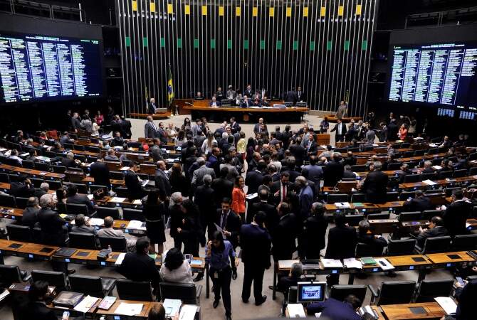 Plenário da Câmara dos Deputados, onde deve ser votado o PL 2648