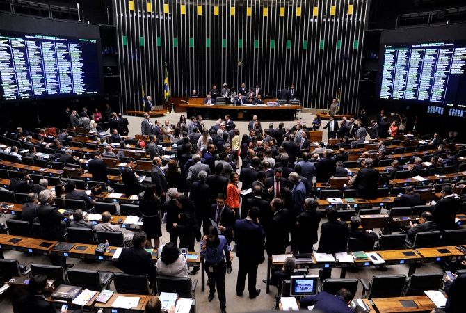 Plenário da Câmara dos Deputados, onde deve ser votado o PL 2648