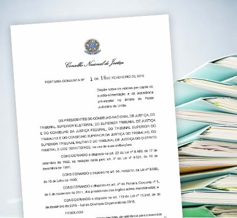 Novos valores de auxílio e assistência no Judiciário são publicados - -