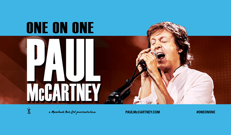 Ingressos à venda para shows de Paul McCartney no Brasil