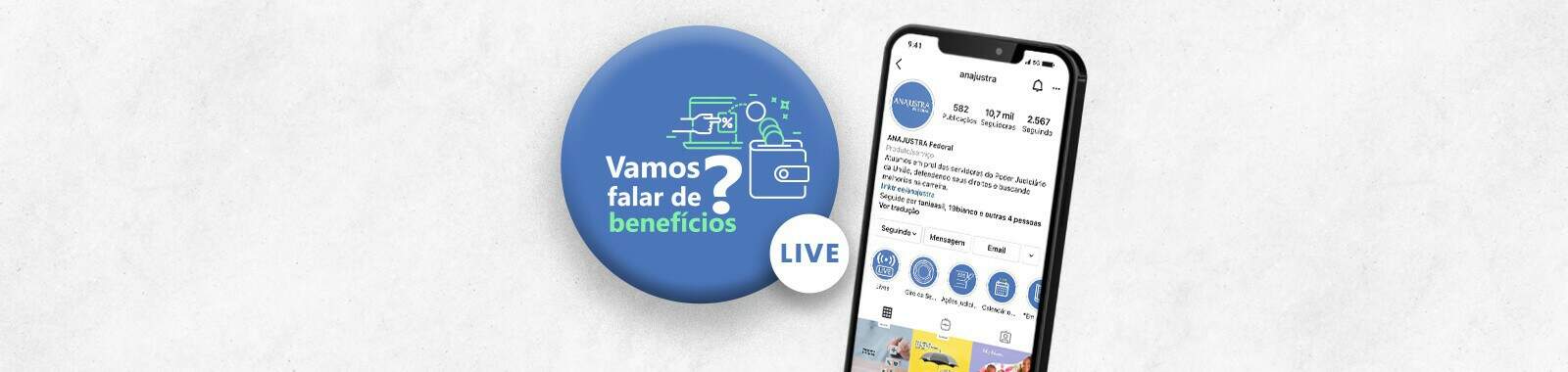 Vamos falar de benefícios? Lives trazem novidades e informações para os associados - Adicione na sua agenda cada um dos novos eventos.