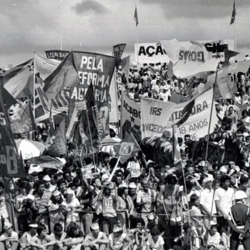 Comício pelas eleições diretas. Praça da Sé, em São Paulo - Agência Brasil