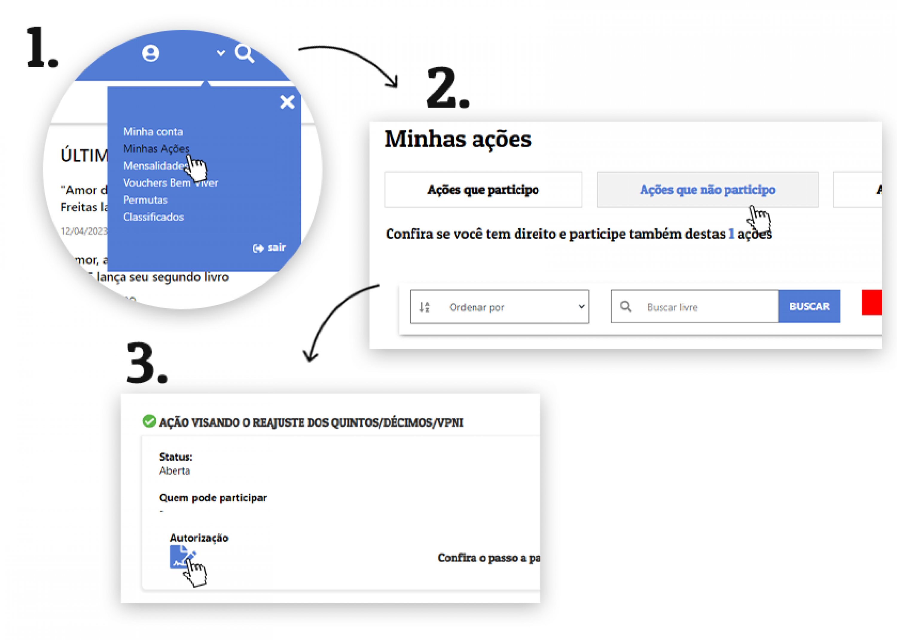 A imagem mostra a aba A imagem mostra a aba