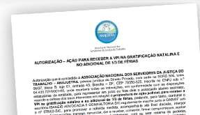 Ação para receber a VPI na gratificação natalina e no adicional de 1/3 de férias - -